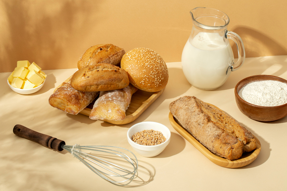 breads and ingredients
